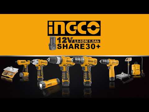 Ingco Lithium-ion Cordless Drill 12 V