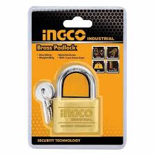 Ingco Brass Block Padlock 20mm 