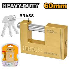 Ingco Brass Block Padlock 60mm 