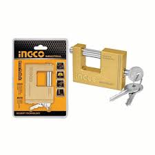 Ingco Brass Block Padlock 80mm 