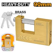 Ingco Brass Block Padlock 90mm