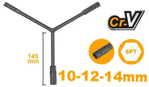  Y-TYPE SOCKET WRENCH 10,12,14mm