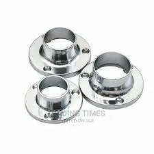  Chrome Pipe Brackets 1"@Pair