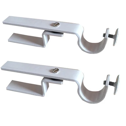  Chrome Pipe Holder Straight (Silver)