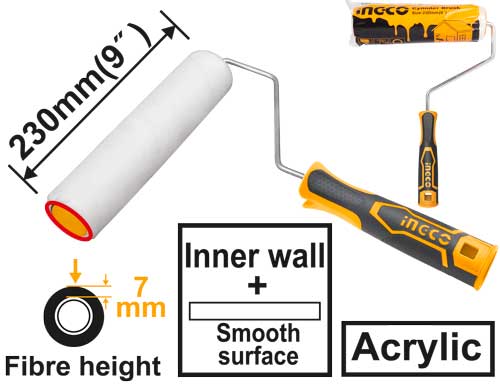 [HRHT052301] Ingco Cylinder Roller Brush 9" 