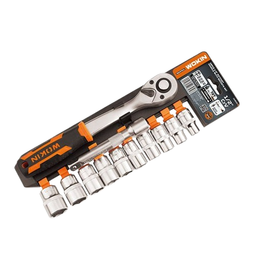 [154830] Wokin Rachet Handle With Sockets1/2" Set (154830)
