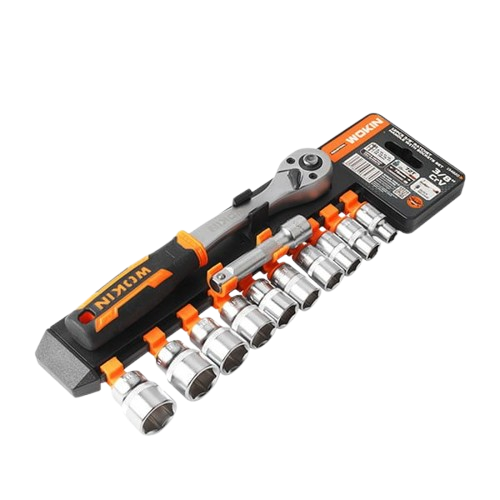 [154820] Wokin Ratchet Handle With Sockets 3/8" Set (154820)