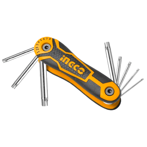 [HHK14083] 8pcs Foldable Torx Allen Key Wrench Set