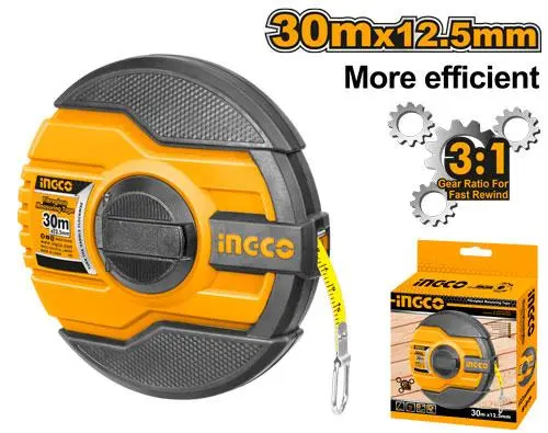 [HFMT8330]  Fibreglass measuring tape 30M
